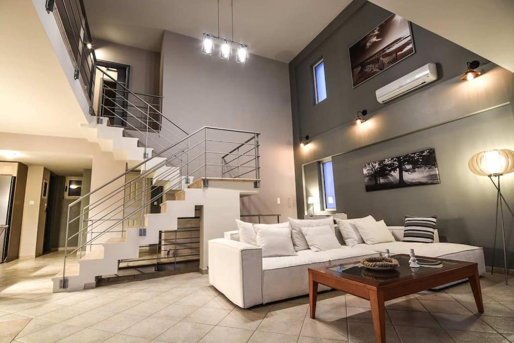 Aigli Luxurious Villa Kato Pitsa Exterior photo
